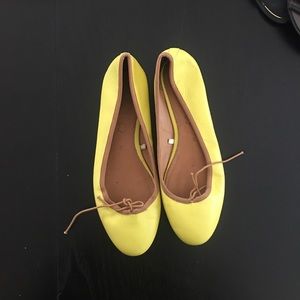 Women’s Yellow Ballet Flats